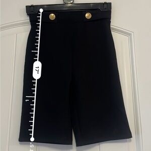 ZARA Black Elastic Shorts